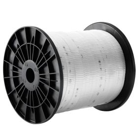 VEVOR Polyester Pull Tape, 3/4" x 318' Mule Tape Flat Rope, 2500 lbf Tensile Capacity, Printed Webbing Cable Pulling Tape for Packaging, Gardenin