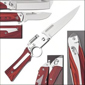 High quality stainless steel blades, quick release mechanism, belt clip - outdoor athlete gift