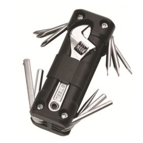 Outdoor Camping Portable Multifunctional Combination Tool (Color: Black, Type: Survival Tool)